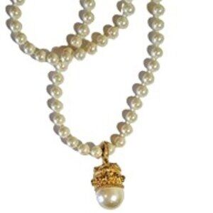 Long Pearl Necklace/Big Pearl Pendent